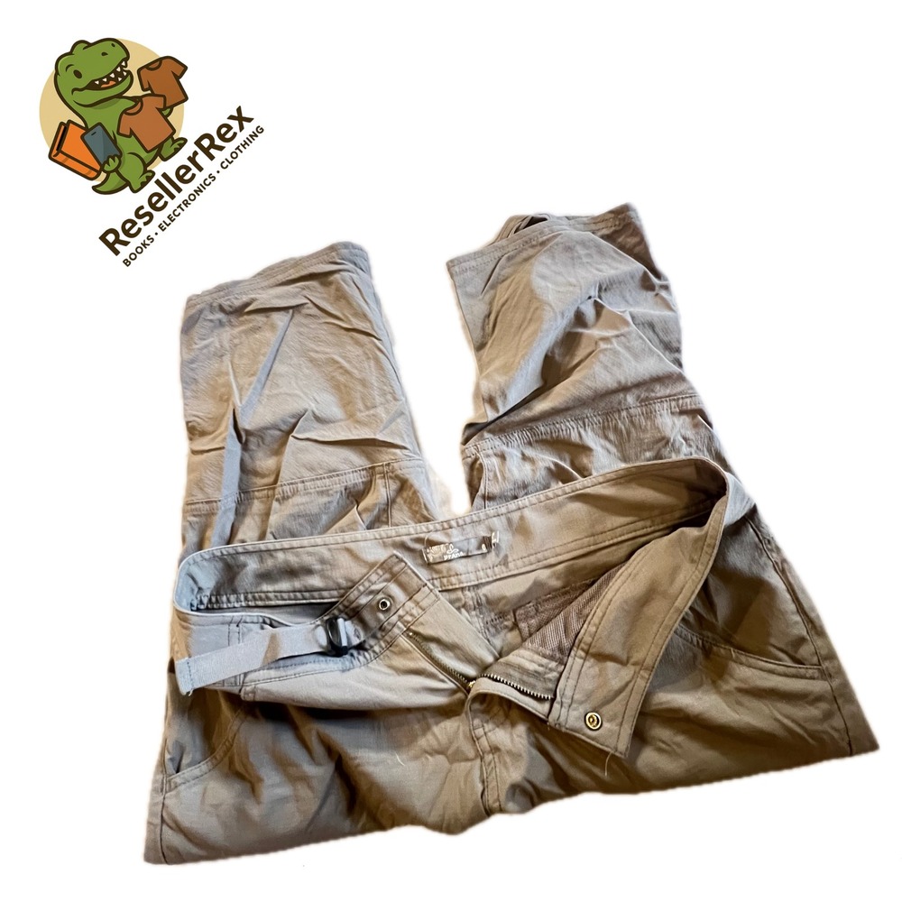 prAna Women Capri Cargo Hiking Outdoor Pants Tan Size 6